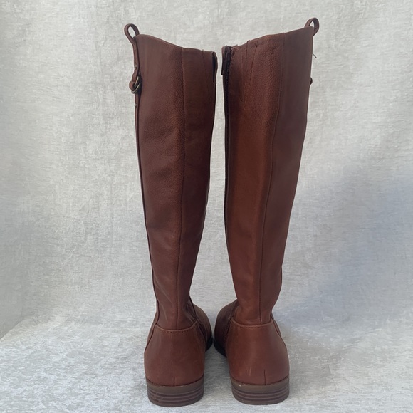 GB Girls Soft Brown Leather Equestrian Riding Boots NWOB - Picture 4 of 13